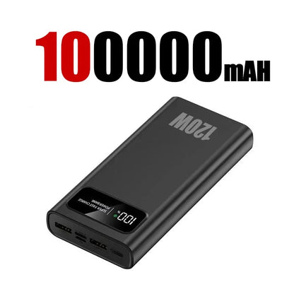 200,000mAh Power Bank – 120W Fast Charging for iPhone, Samsung, Xiaomi & More