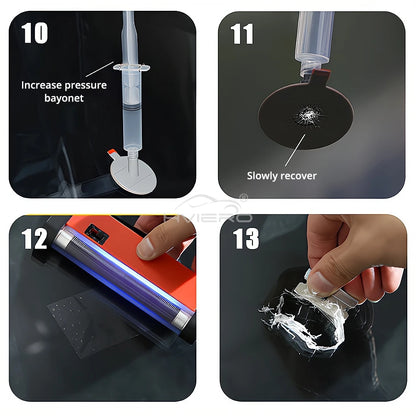 Car Windshield Repair Kit – Glass Scratch & Crack Restoration Tool