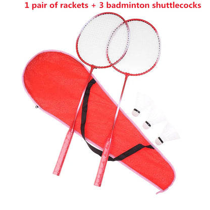 Professional Badminton Set with Rackets, Shuttlecocks & Carrying Bag