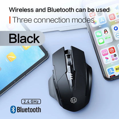 INPHIC F1 Wireless Mouse – Ergonomic, Rechargeable, Silent for Laptop & Desktop