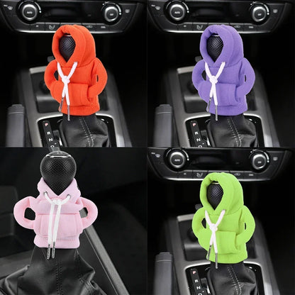 VIKEFON Car Gear Shift Hoodie – Funny & Washable Interior Decoration