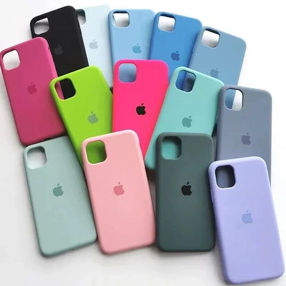 Official Silicone Case for iPhone 16/15/14/13/12 Pro Max & Plus