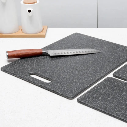 Marble Texture PP Antibacterial Cutting Board, Dishwasher Safe