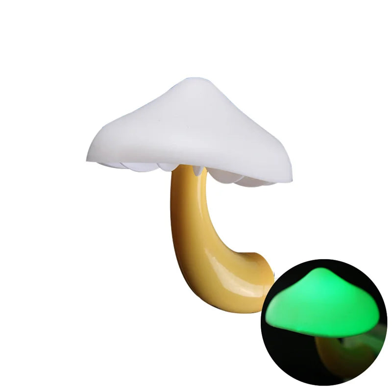 Mushroom LED Night Light with Automatic Sensor for Bedroom and Toilet