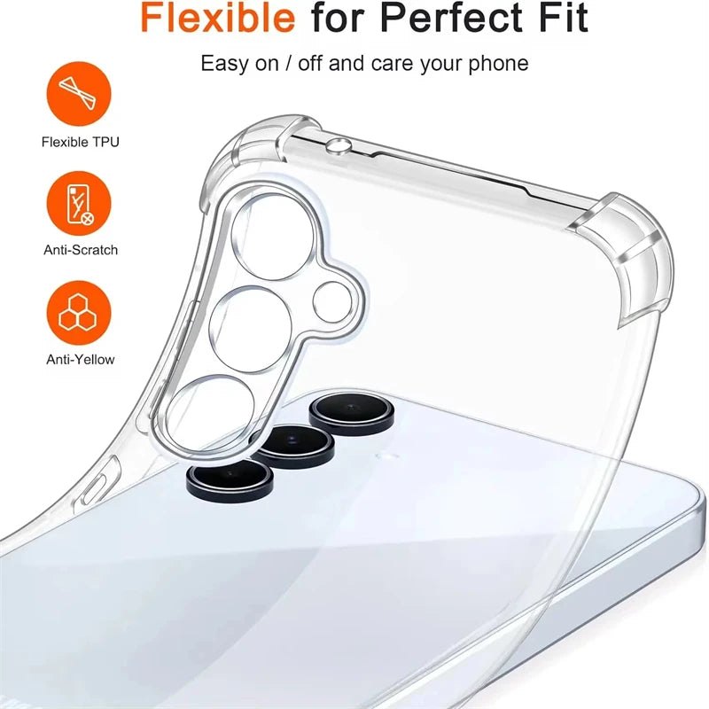 Shockproof Clear Case for Samsung Galaxy A Series 5G