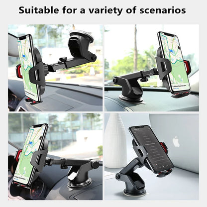 Suction Car Phone Holder, Dashboard & Windshield Mount for iPhone, Samsung, Xiaomi