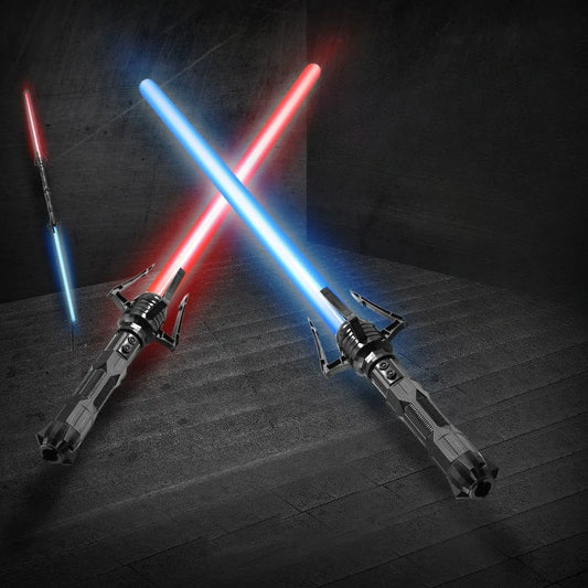 75cm RGB Lightsaber Toy – 7-Color Glow Sword for Kids & Parties