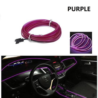 GlowEdge LED Ambient Light Strips for Car Interior