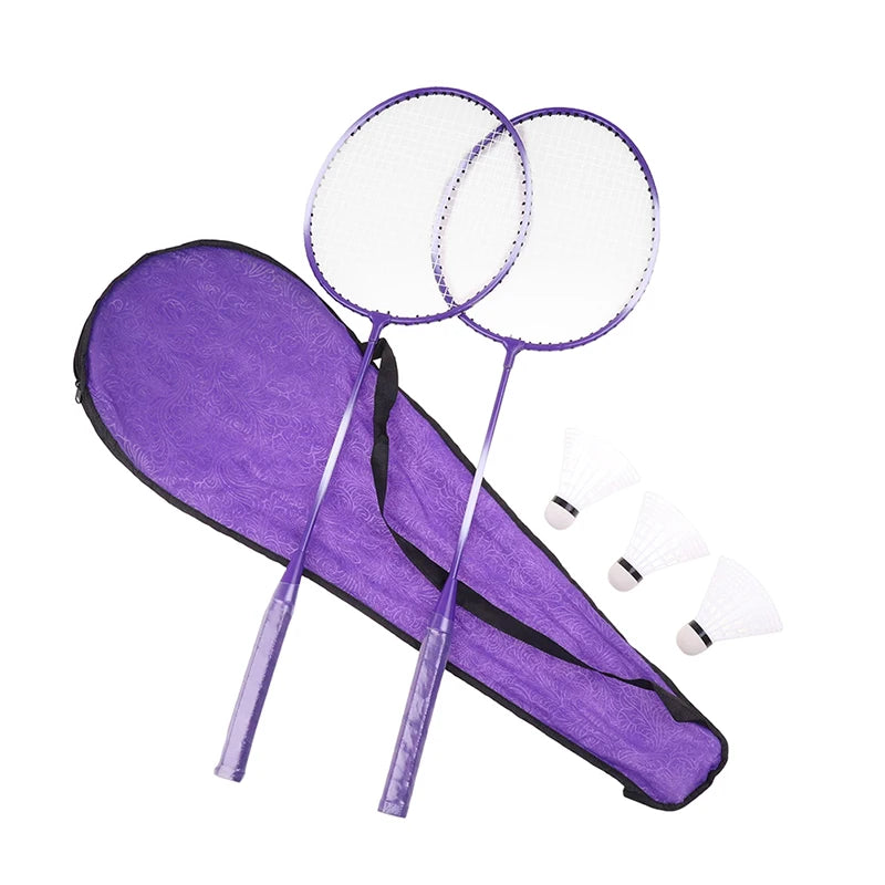 Professional Badminton Set with Rackets, Shuttlecocks & Carrying Bag