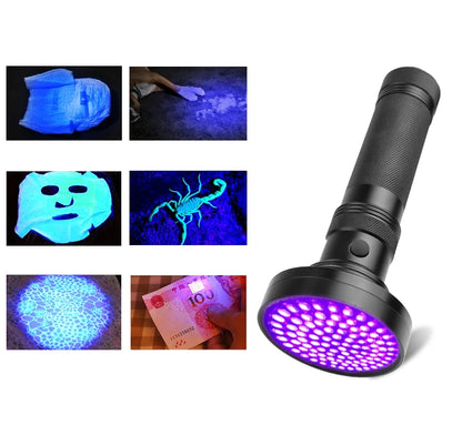 UV Flashlight 21/51/100 LED 395nm for Pet Stains & Bugs