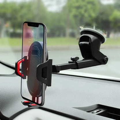 Suction Car Phone Holder, Dashboard & Windshield Mount for iPhone, Samsung, Xiaomi