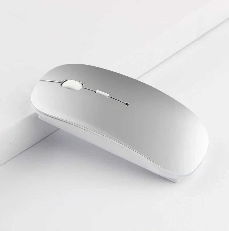 Bluetooth Wireless Mouse for MacBook – Rechargeable & Mute Gaming Mouse