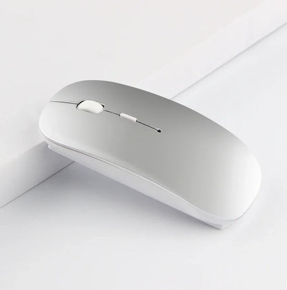 Bluetooth Wireless Mouse for MacBook – Rechargeable & Mute Gaming Mouse