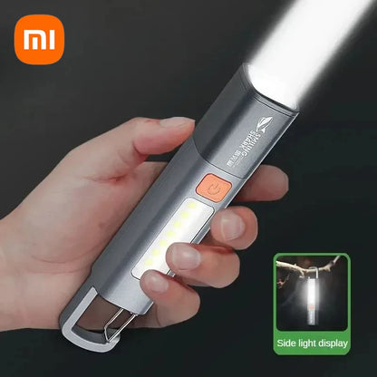 Xiaomi Portable Rechargeable Flashlight with Focus & Side Lights