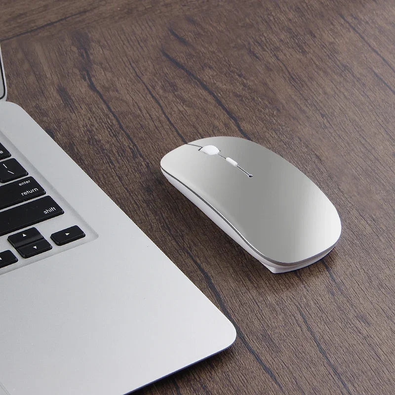 Bluetooth Wireless Mouse for MacBook – Rechargeable & Mute Gaming Mouse