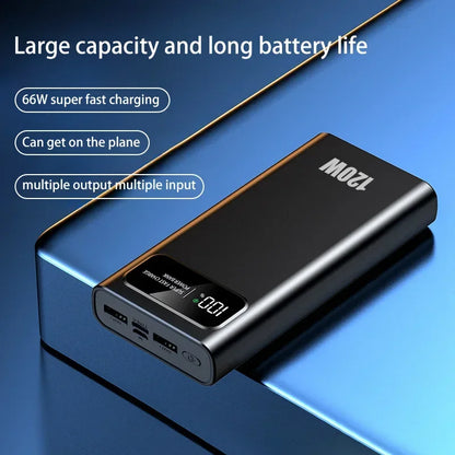 200,000mAh Power Bank – 120W Fast Charging for iPhone, Samsung, Xiaomi & More