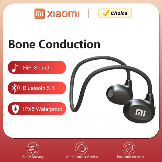 Xiaomi Wireless Bluetooth 5.3 Bone Conduction Neckband Earphones with Mic