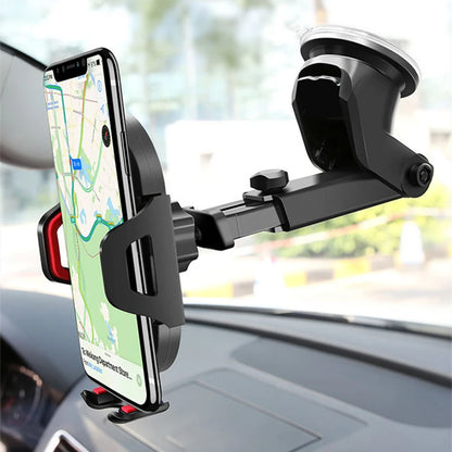 Suction Car Phone Holder, Dashboard & Windshield Mount for iPhone, Samsung, Xiaomi