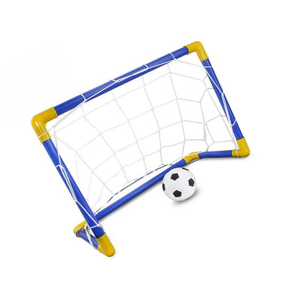 Kids’ Folding Soccer Goal Set, Portable Indoor/Outdoor Football Net Toy