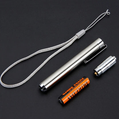 Portable UV LED Stainless Steel Flashlight Torch