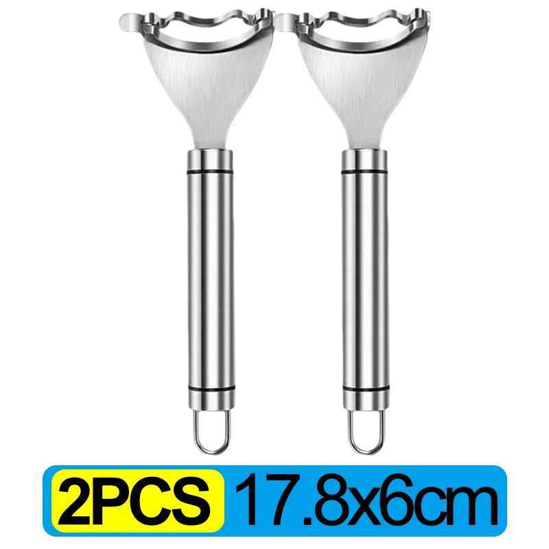 Stainless Steel Corn Peeler & Cob Shaver for Kitchen