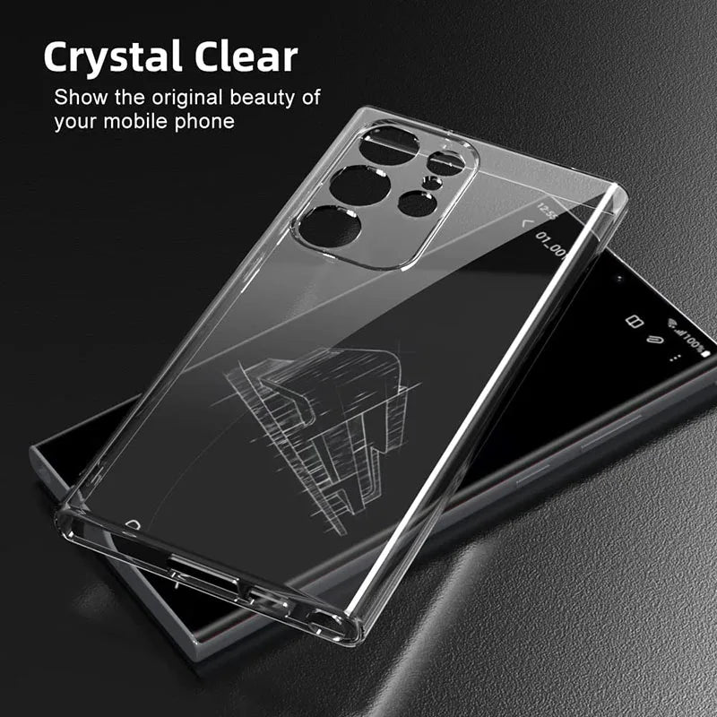 Soft Silicone Clear Case for Samsung Galaxy A & S Series