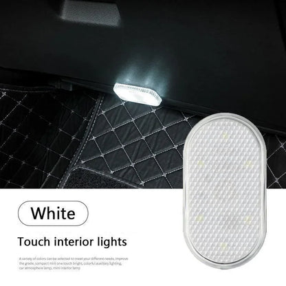 Wireless USB LED Car Interior Lights, Rechargeable Neon Accent Lamps