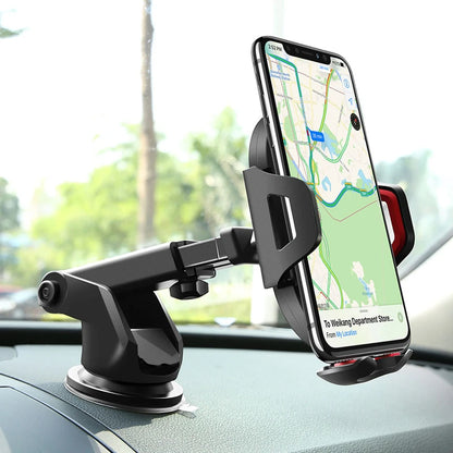 Suction Car Phone Holder, Dashboard & Windshield Mount for iPhone, Samsung, Xiaomi