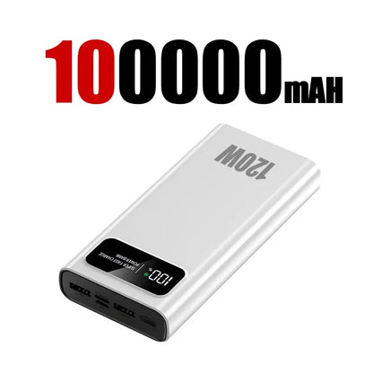 200,000mAh Power Bank – 120W Fast Charging for iPhone, Samsung, Xiaomi & More