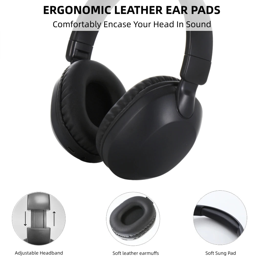 SODO SD1102 Wireless Bluetooth 5.3 Foldable Over-Ear Gaming Headphones