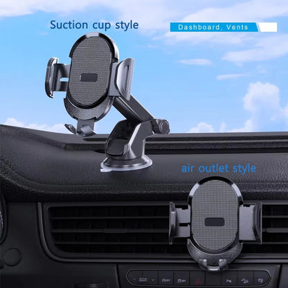 2025 Universal Car Phone Holder, Suction Mount for Windshield & Dashboard