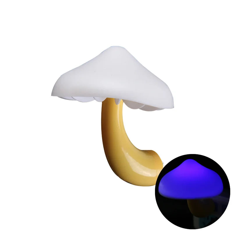 Mushroom LED Night Light with Automatic Sensor for Bedroom and Toilet