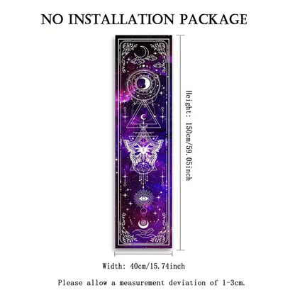 Gothic Sun & Moon Butterfly Tapestry for Aesthetic Home Decor