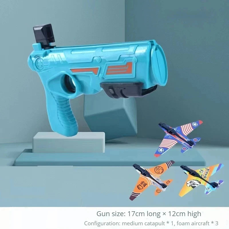 Ejection Aircraft Shooting Toy for Kids 3-5