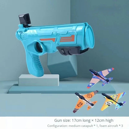 Ejection Aircraft Shooting Toy for Kids 3-5