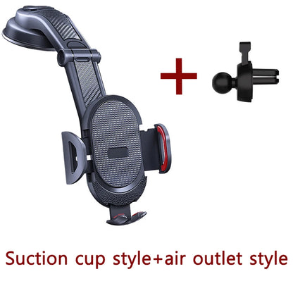 2025 Universal Car Phone Holder, Suction Mount for Windshield & Dashboard