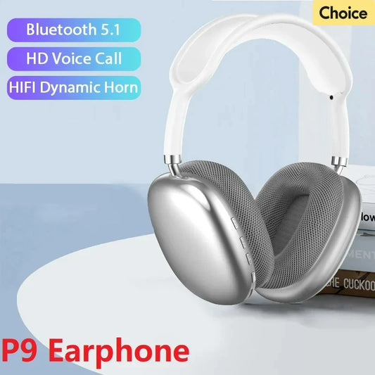 P9 Wireless Bluetooth Noise Cancelling Headphones with Mic for Sports & Gaming